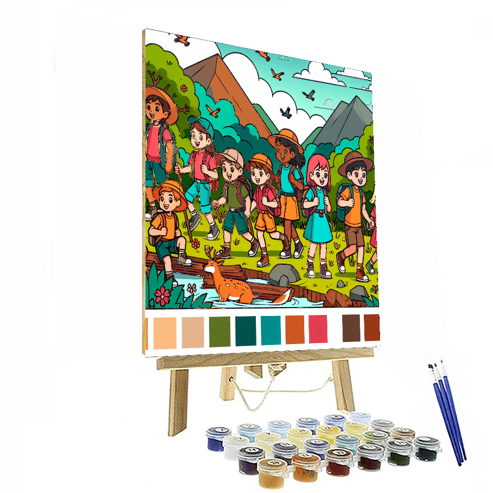 Creative Adventure Squad Number Painting