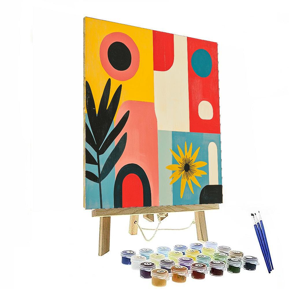 Joan Miró Inspired Ebullient Expressions  Paint By Color