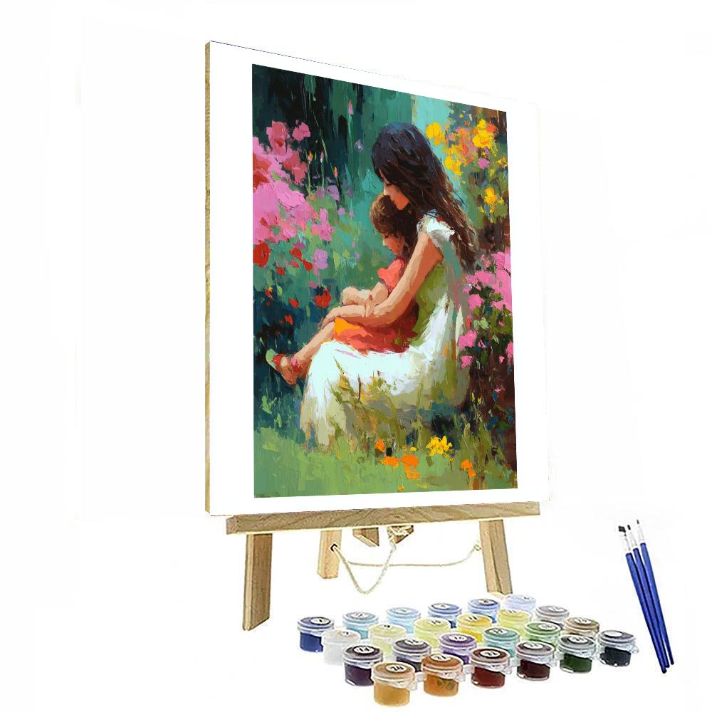 A Hug In The Garden Paint By Color