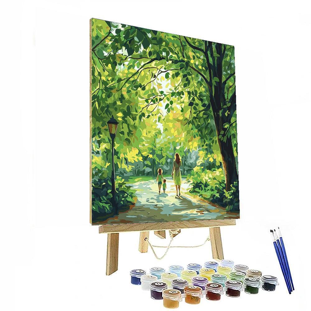 Afternoon Stroll Painting Number Kit