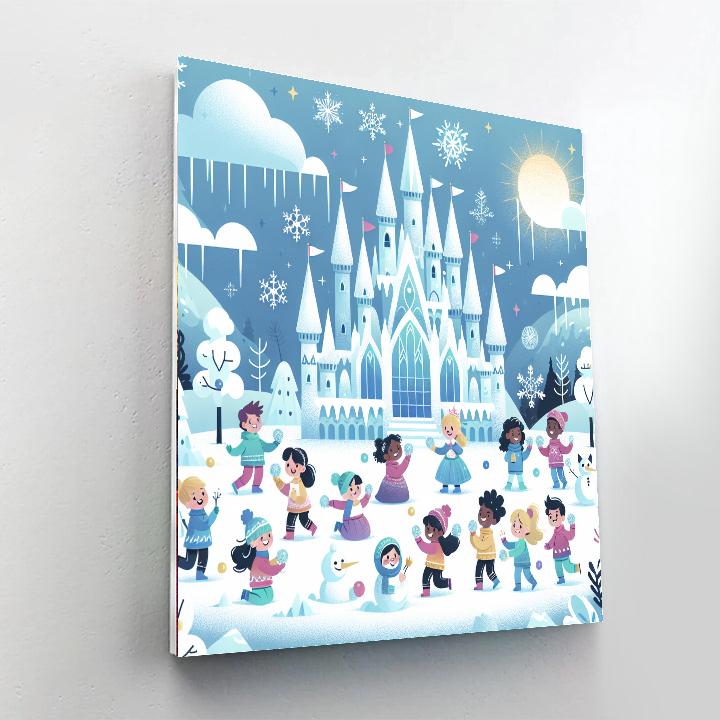 Ice Palace Adventures DIY Paint By Numbers