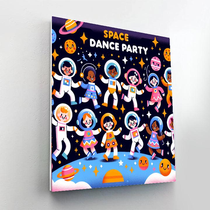 Funky Space Dance Numbered Painting Kits
