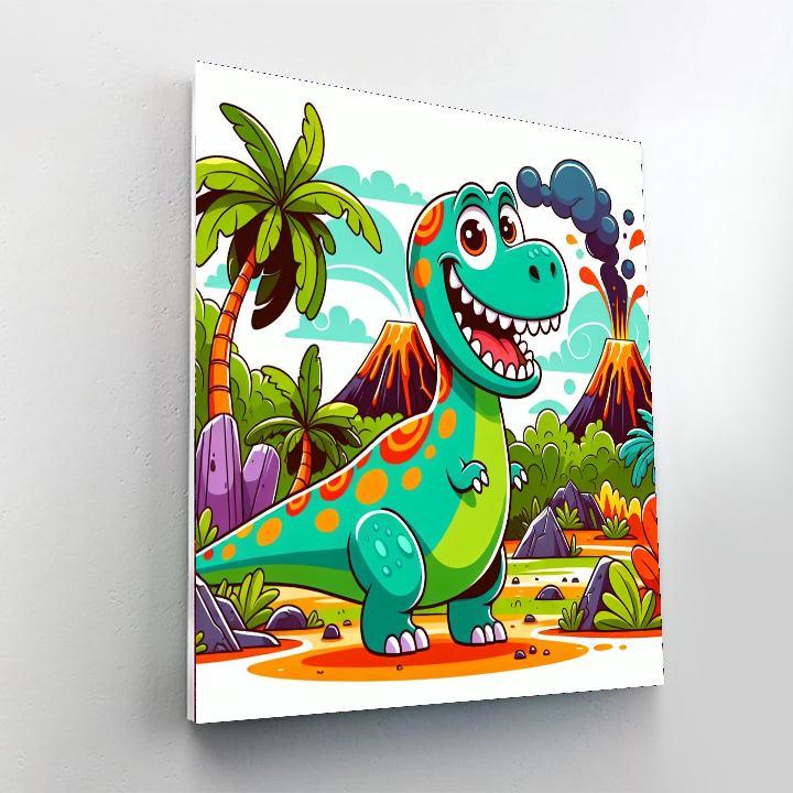 Dino Discovery Time Paint By Numbers Kits