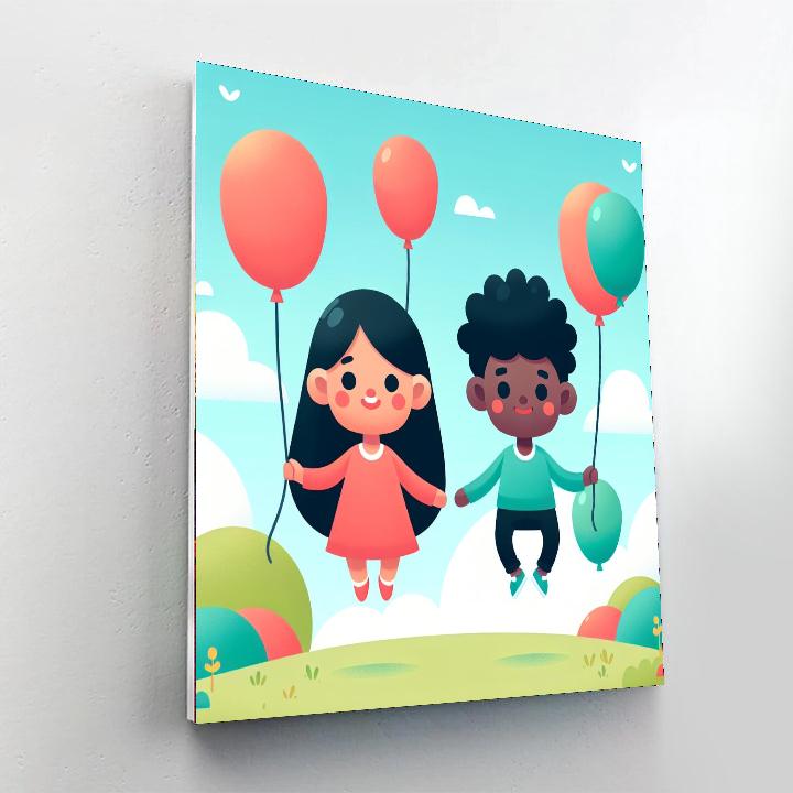 Balloon Fiesta Fantasy Painting By Numbers Kit