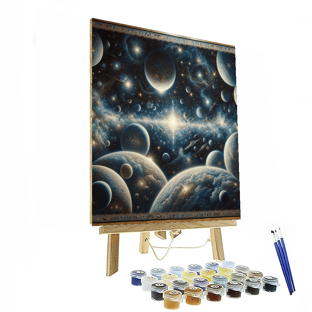 Celestial Harmony Tapestry Number Painting