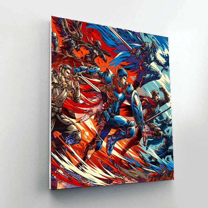 Marvel Heroic Adventures Paint By Number