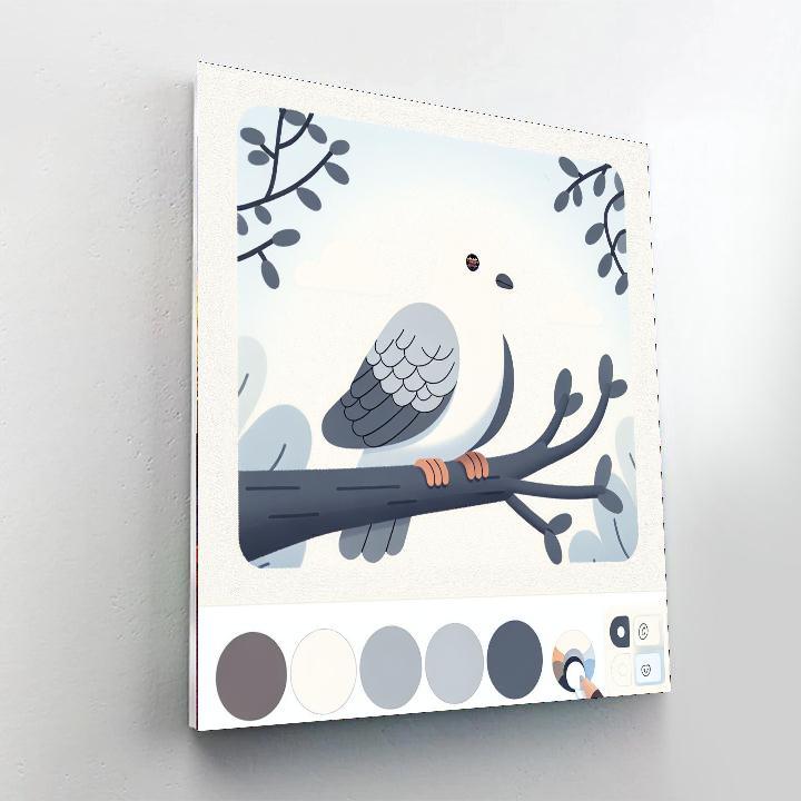 Diligent Dove Numbered Painting Kits
