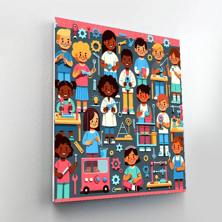 Epic Engineer's Emporium Number Painting