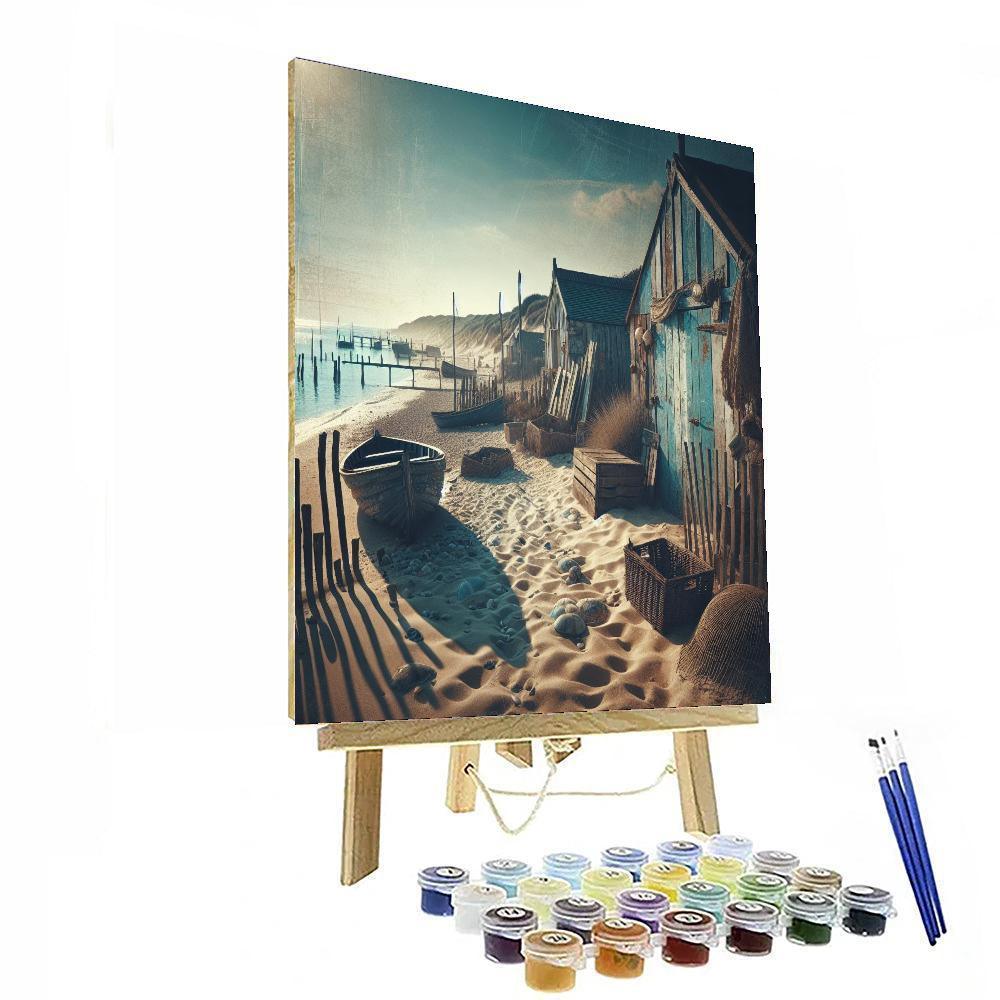 Rustic Seaside Escape Paint By Number