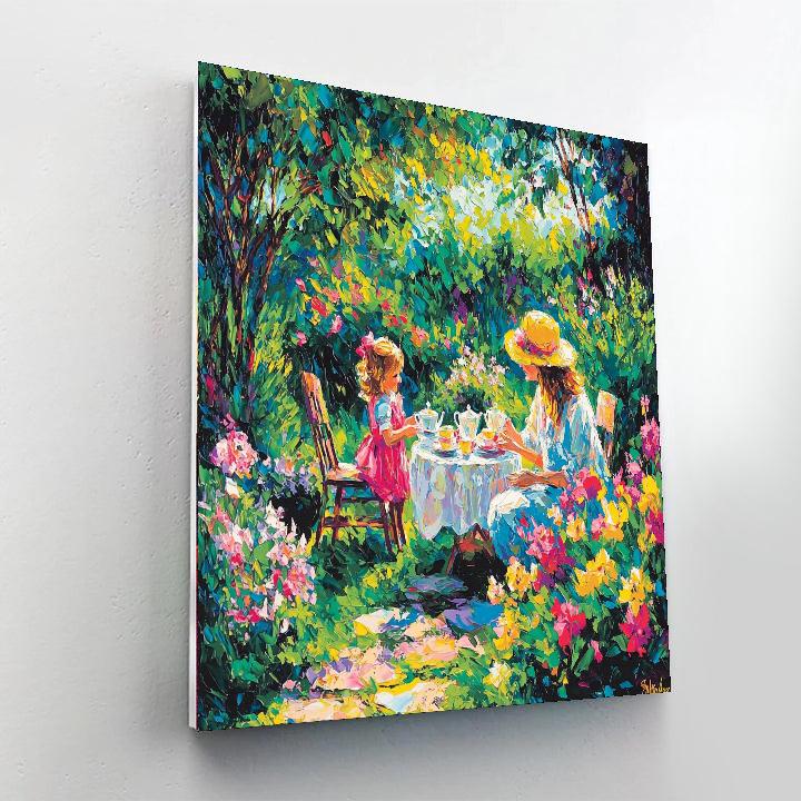 A Mother's Day Tea Party Paint By Numbers Kits