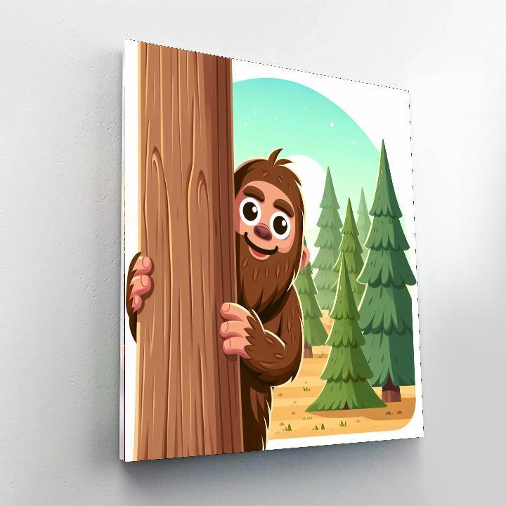 Friendly Bigfoot Paint By Color