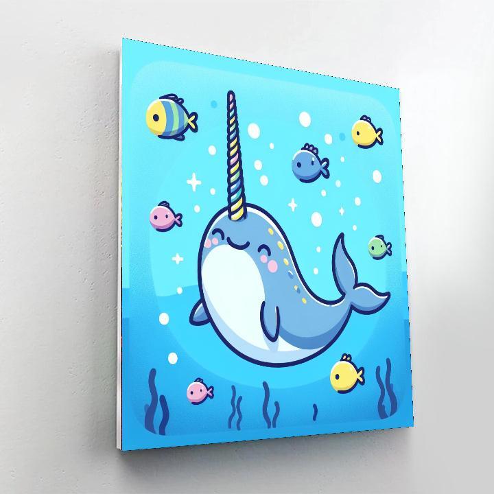 Nurturing Narwhal Paint By Color
