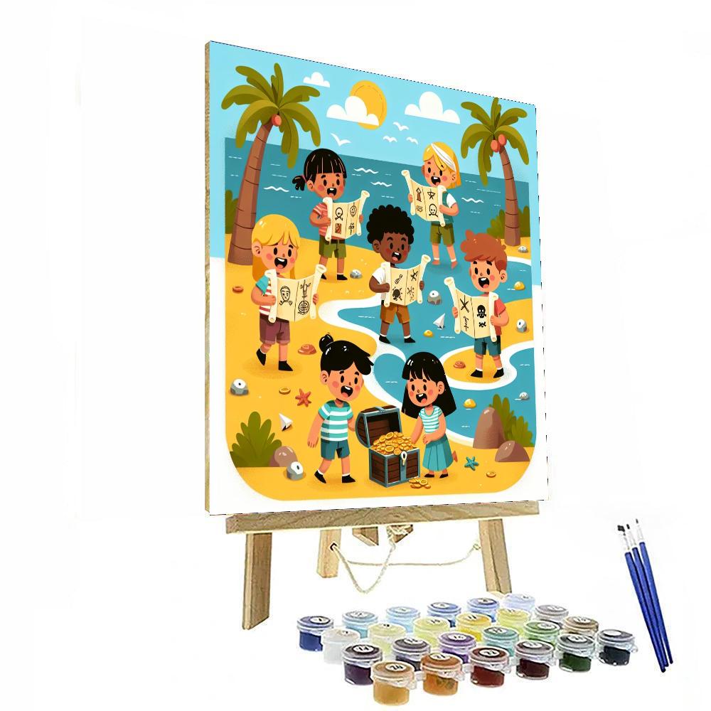 Coastal Treasure Hunt Paint By Number