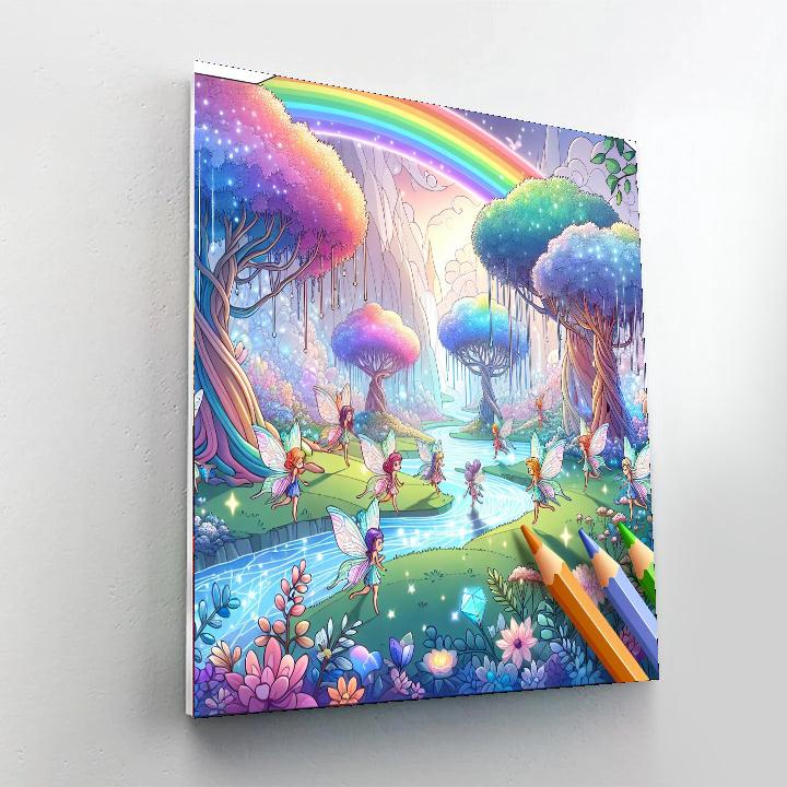 Fantasy Fairyland Dream Paint By Color