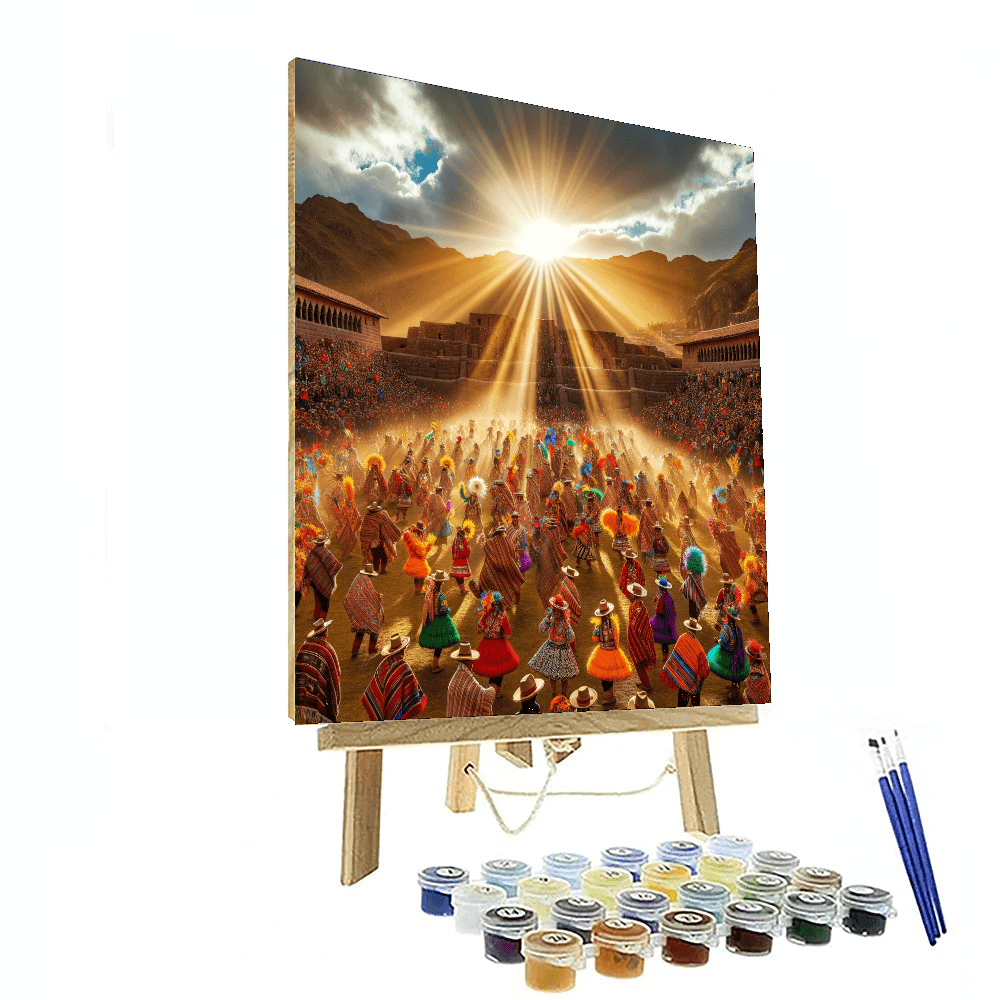 Inti Raymi - Cusco, Peru Painting Number Kit