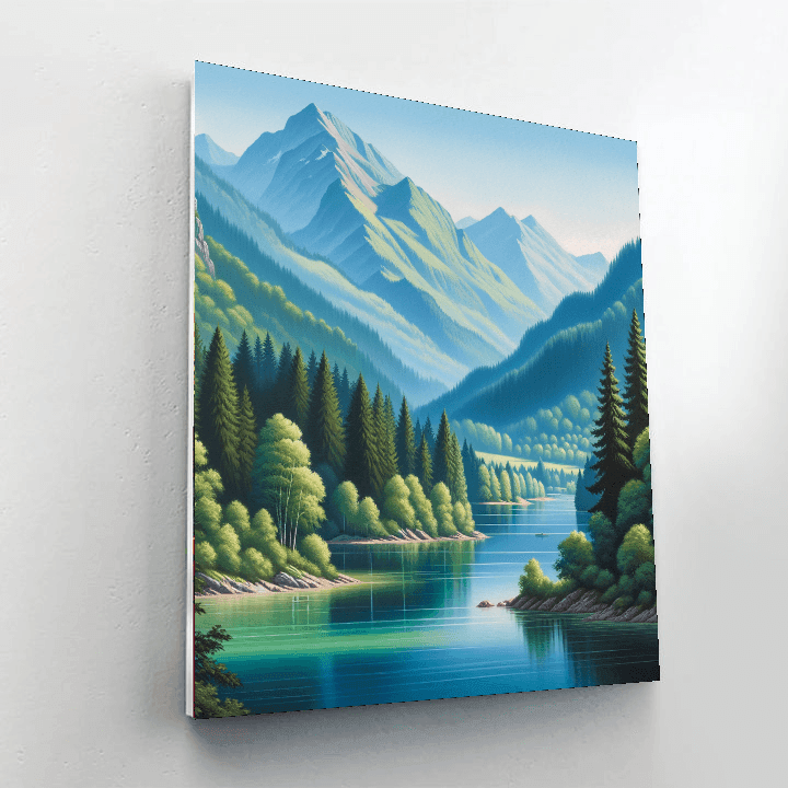 Nature's Peaceful Refuge Paint By Number