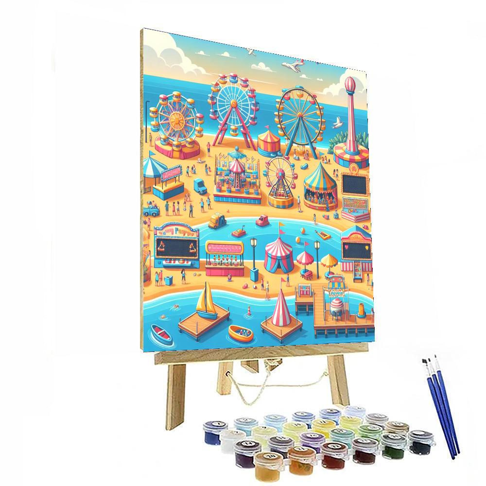 Beachside Carnival Numbered Painting Kits