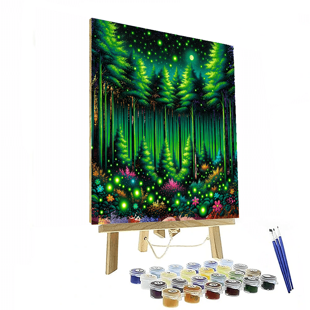 Enchanted Forest Illumination - DIY Painting By Numbers Kit