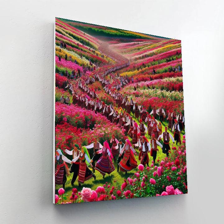 Festival Of Roses - Kazanlak Painting By Numbers Kit