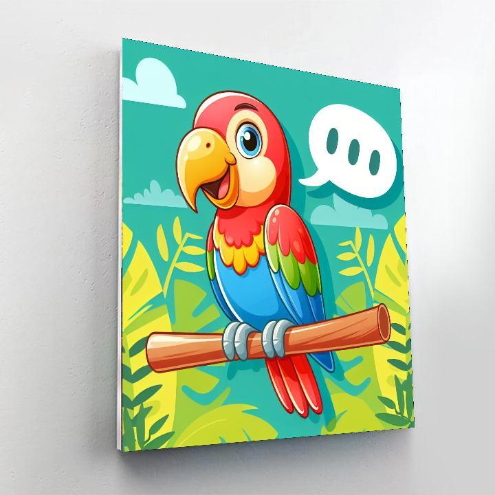 Chatty Parrot Paint By Numbers Kits