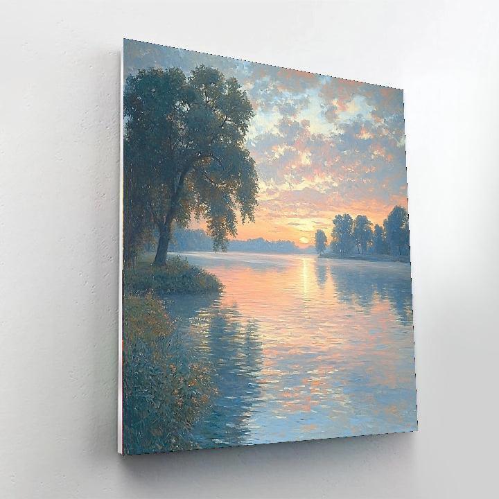 J.M.W. Turner Inspired Harmonious Horizons  Painting By Numbers Kit