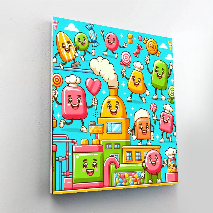 Candy Factory Extravaganza Paint By Numbers Kits