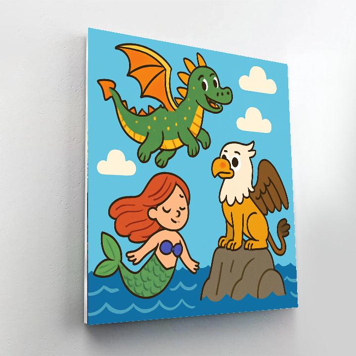 Mythical Creatures Collection Paint By Numbers Kits