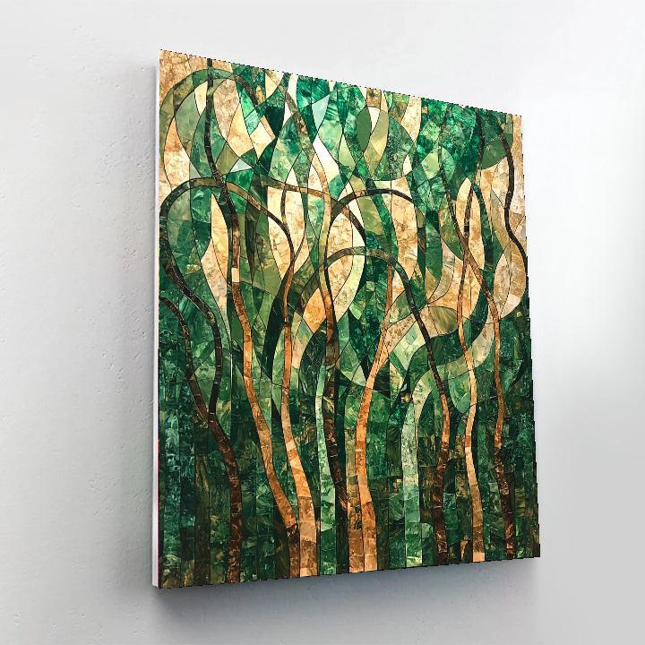 Gustav Klimt Inspired Forest Serenade  Paint By Numbers Kits