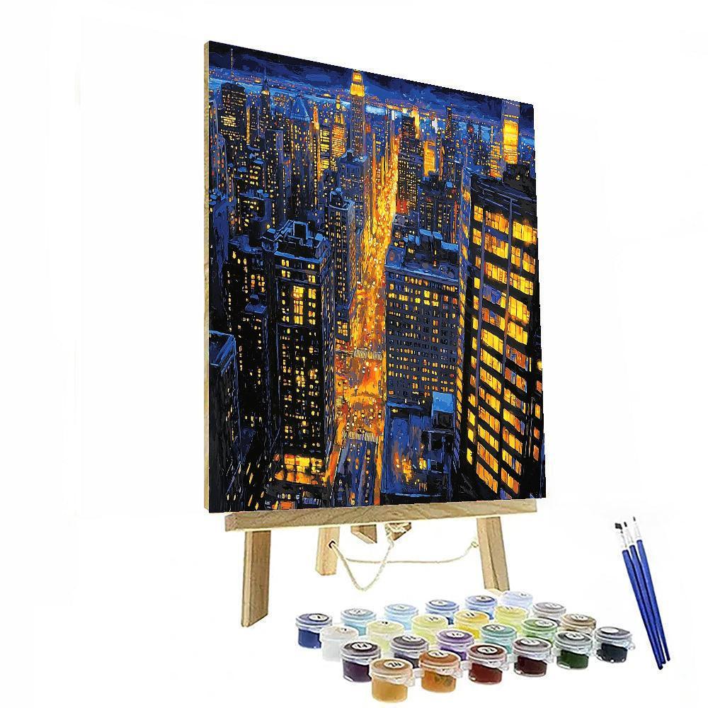 Edward Hopper Inspired The Urban Spirit  Paint By Numbers