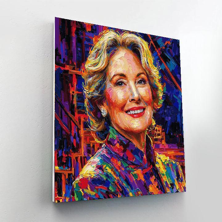 Meryl Streep: The Chameleon's Artistry In Cinema Numbered Painting Kits