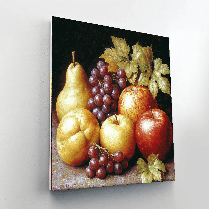 Leonardo Da Vinci Inspired Leonardo's Fruit Still Life  Paint By Numbers Kits