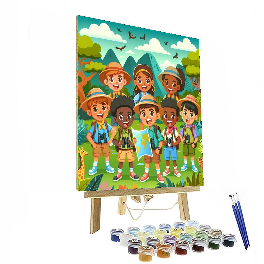 Epic Explorers Painting Number Kit