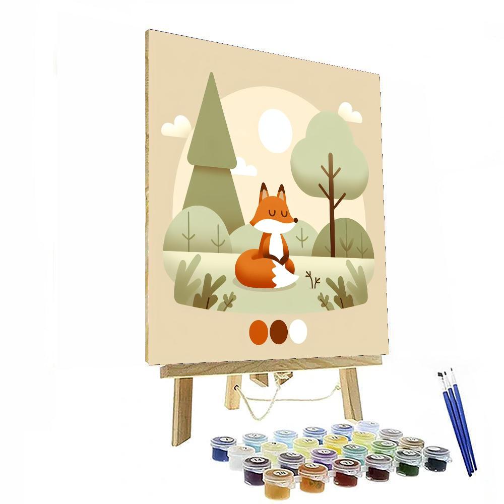 Wise Fox's Woodland Retreat Paint By Color