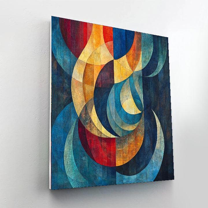 Paul Klee Inspired Cosmic Rhythms  Paint By Number