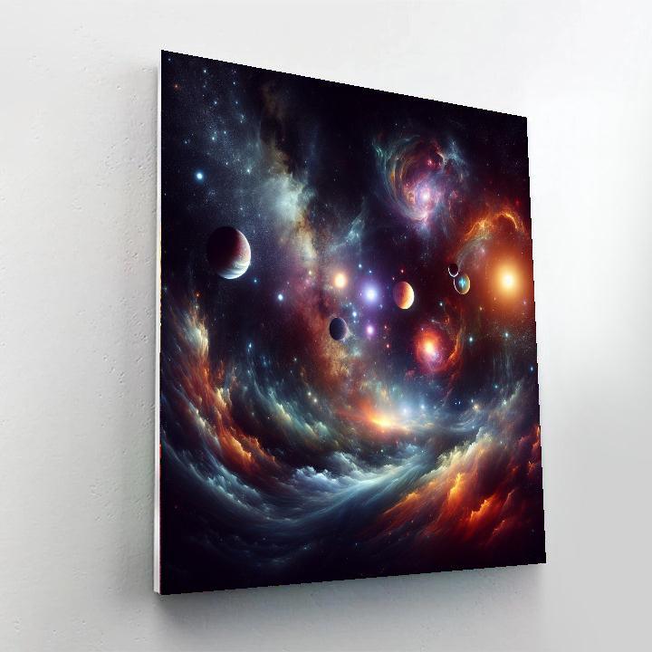Galactic Adventure Voyage Paint By Numbers Art