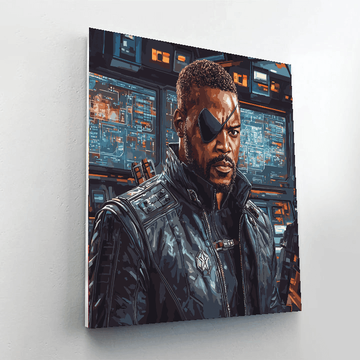 Samuel L. Jackson: The Unyielding Force Of Fury Paint By Number