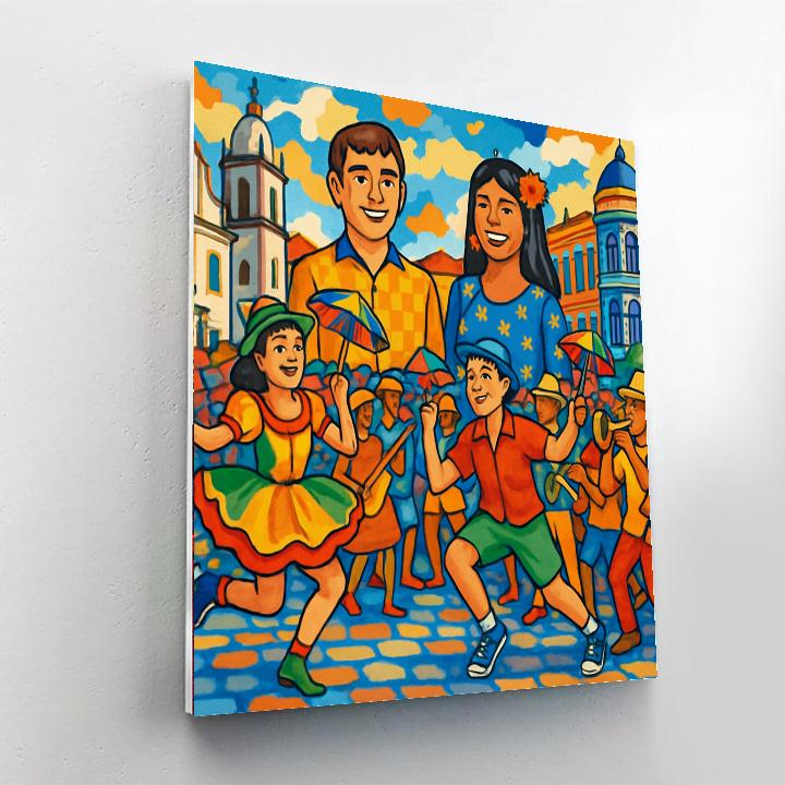 Carnaval De Recife E Olinda - Recife And Olinda DIY Paint By Numbers
