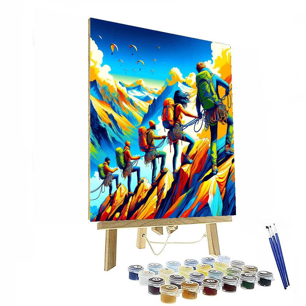 Dynamic Mountain Expedition Paint By Numbers Kits
