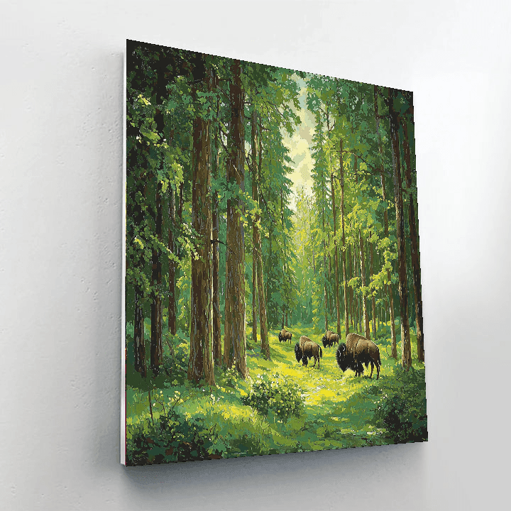 Białowieża Forest - Poland/belarus Painting By Numbers Kit