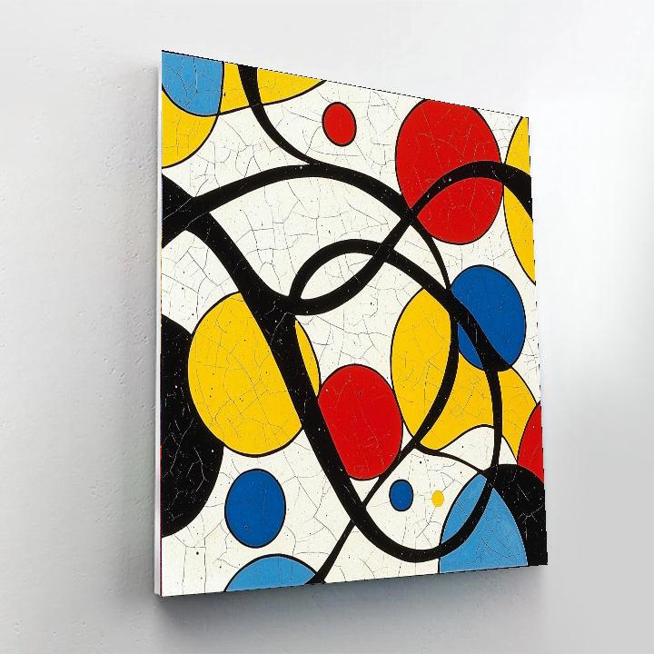 Joan Miró Inspired Enigmatic Echoes  Paint By Numbers Art