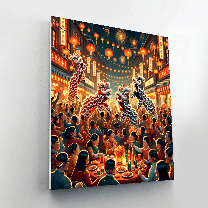 Lunar New Year Festival Paint By Numbers Kits