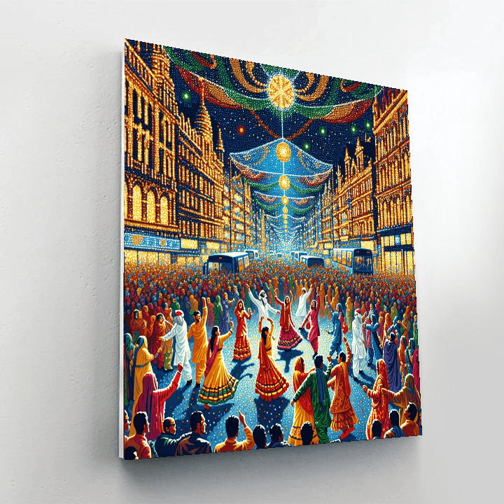 Diwali Lights Festival - Leicester, Uk Paint By Number