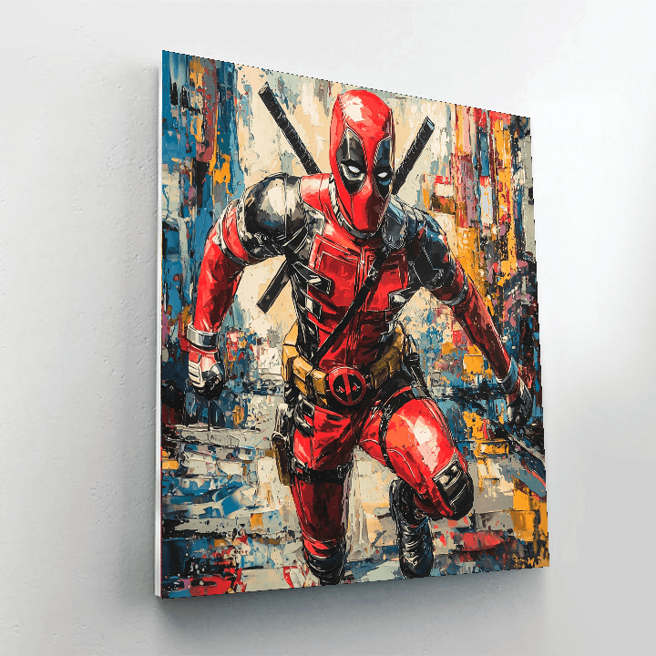 Ryan Reynolds: The Hilarious Antics Of Deadpool DIY Paint By Numbers