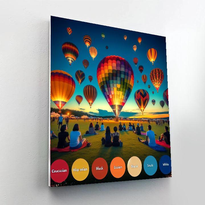 International Balloon Fiesta - Bristol, Uk Paint By Numbers Kits