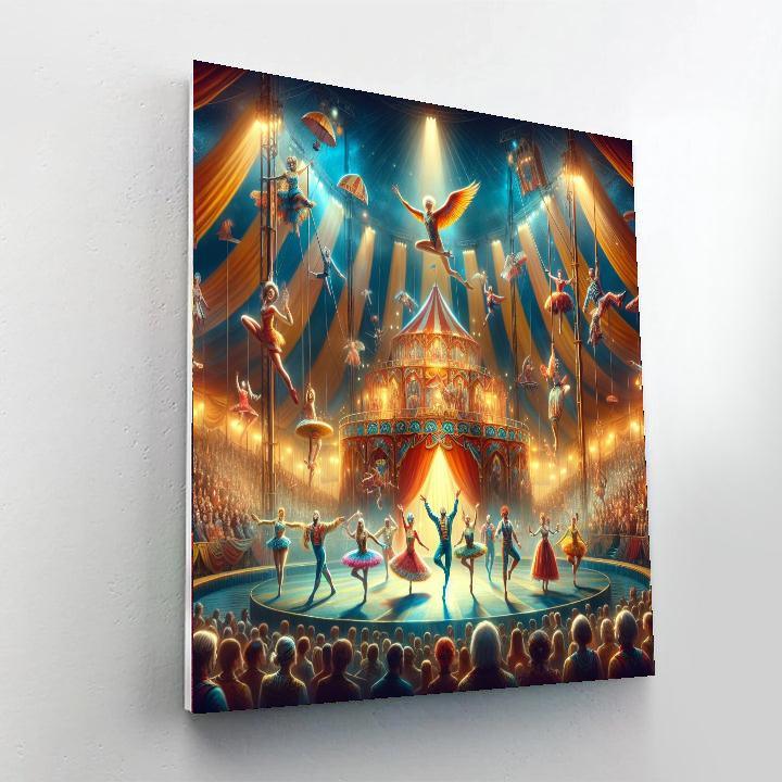 International Circus Festival Of Monte Carlo Painting Number Kit