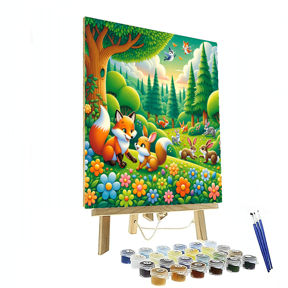 Fun Woodland Adventures Painting Number Kit