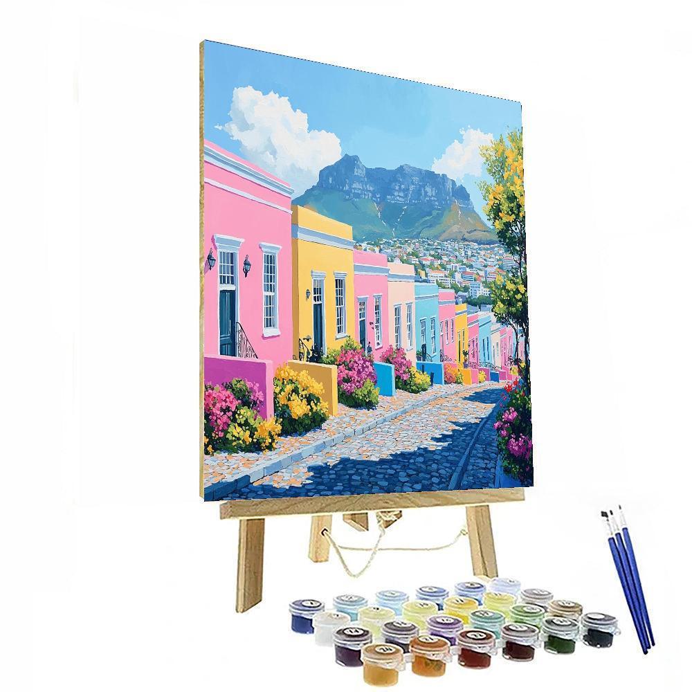 Cape Town's Bo-kaap Neighborhood Painting Number Kit
