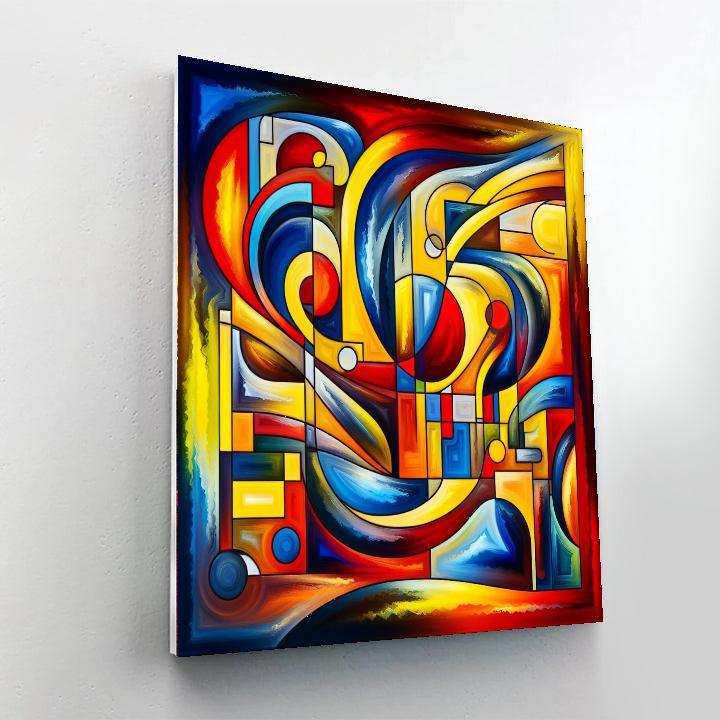 Joyful Dance Of Colors Paint By Color