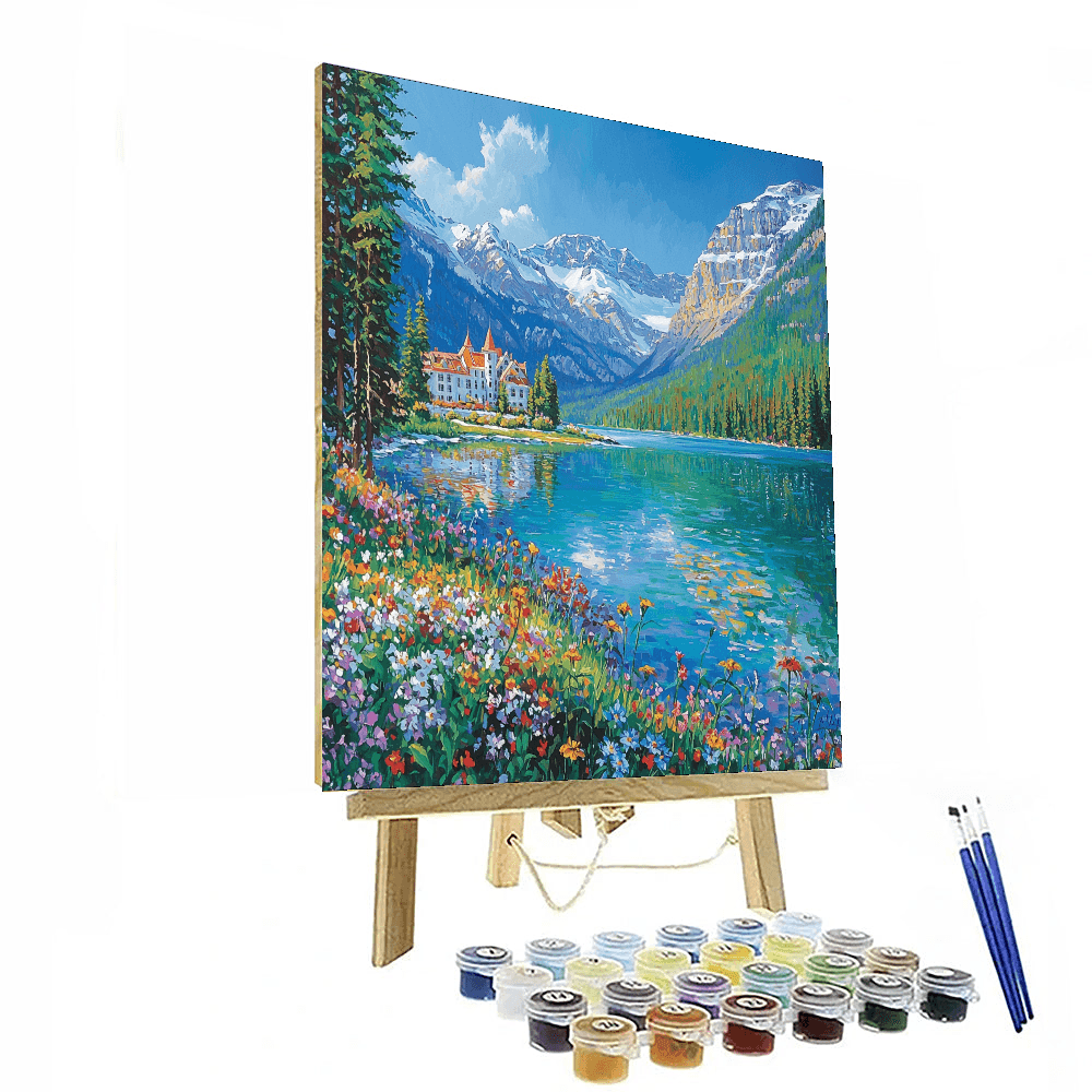 Lake Louise - Alberta Numbered Painting Kits