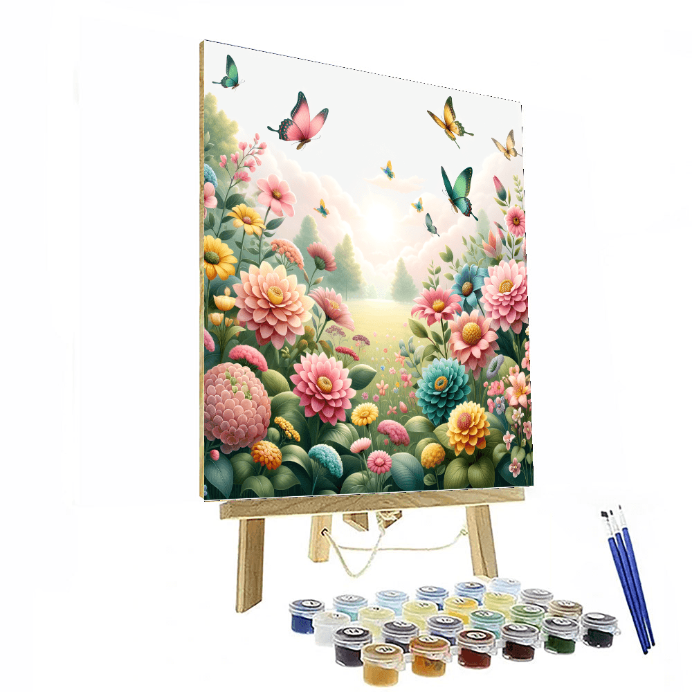 Sweet Dreams Of Butterflies Painting Number Kit